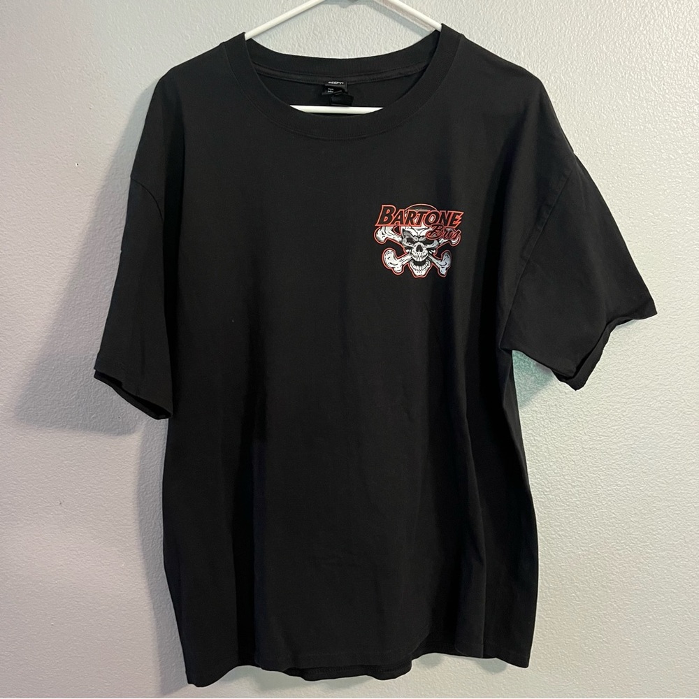 Vintage Hanes Beefy T T Shirt Black Men’s Size Large Bartone Bros 2018